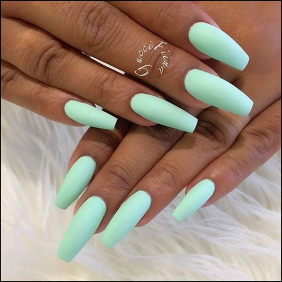 60 Pretty Acrylic Coffin Nails for Summer 2022 | Xuzinuo | Page 22
