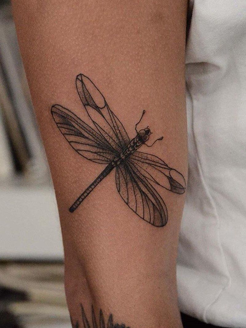 55 Pretty Dragonfly Tattoos Improve Your Temperament | Xuzinuo | Page 13