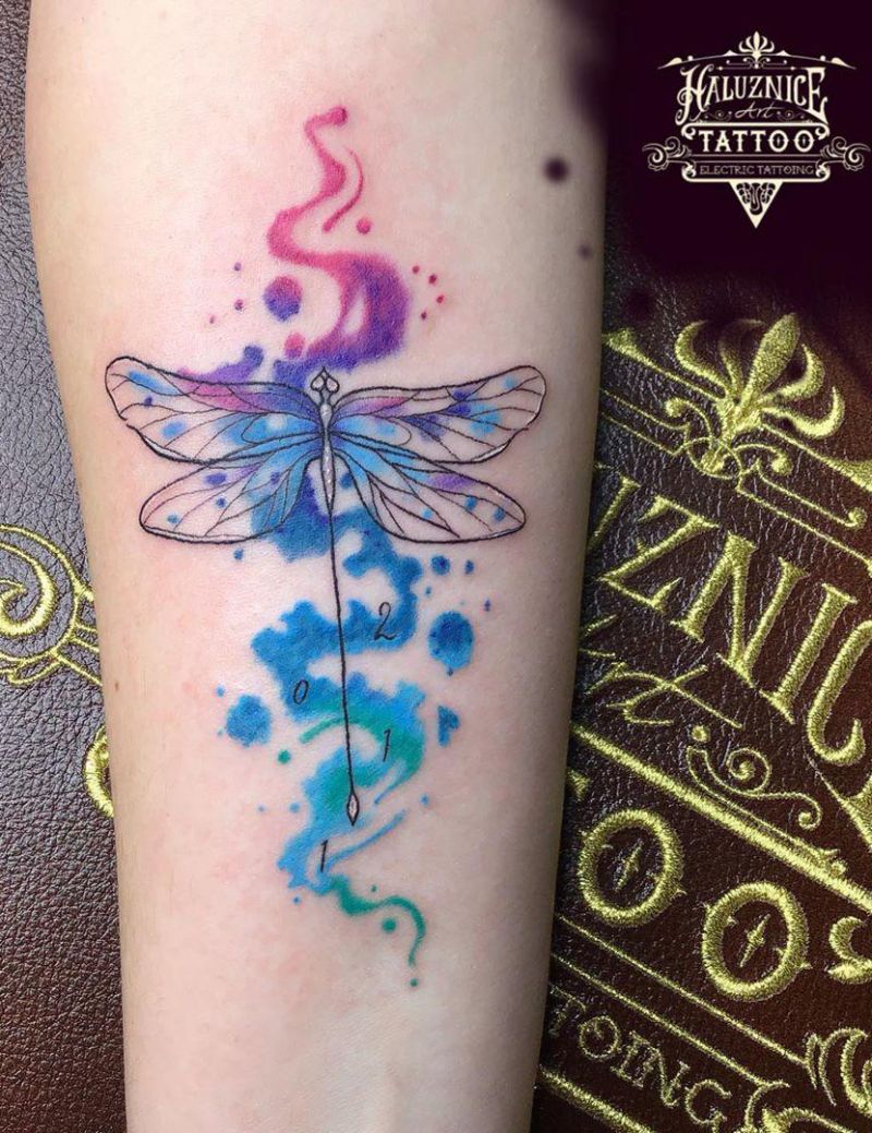 55 Pretty Dragonfly Tattoos Improve Your Temperament | Xuzinuo | Page 30