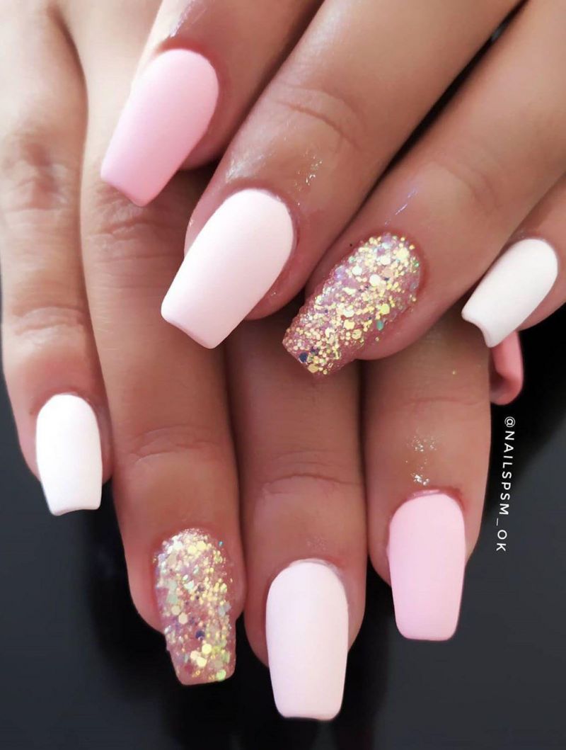 55 Pretty Matte Nails for Spring You Will Love | Xuzinuo | Page 49