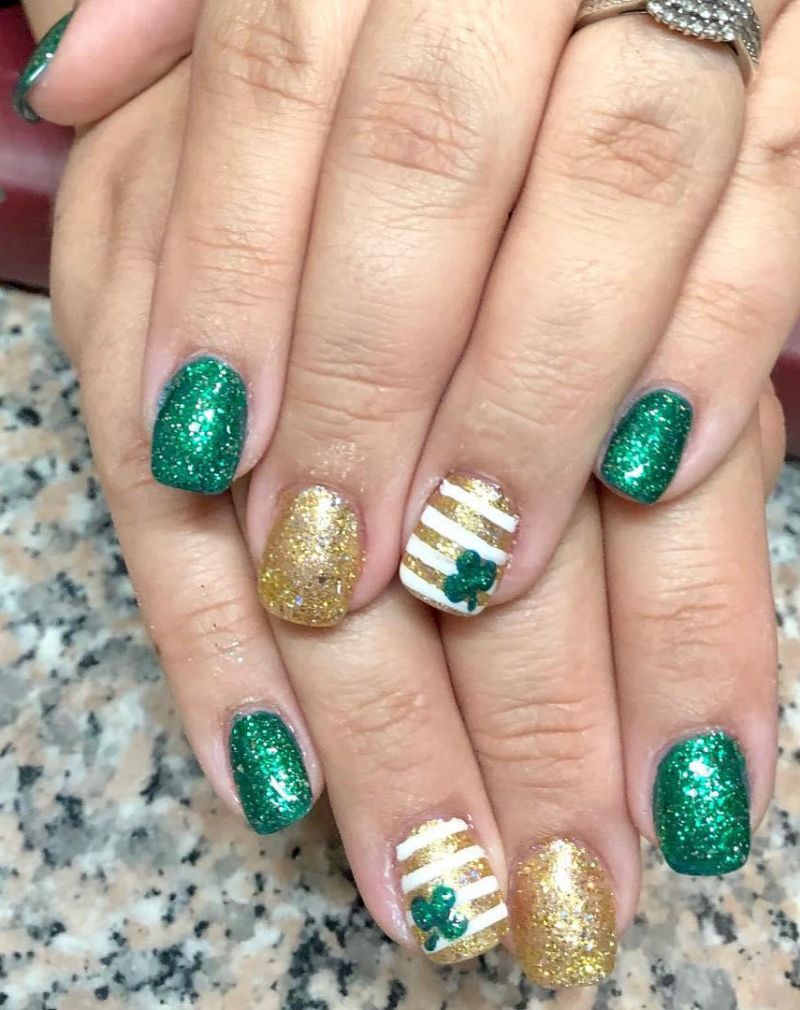 55 Gorgeous St. Patrick’s Day Nails Just For You | Xuzinuo | Page 54